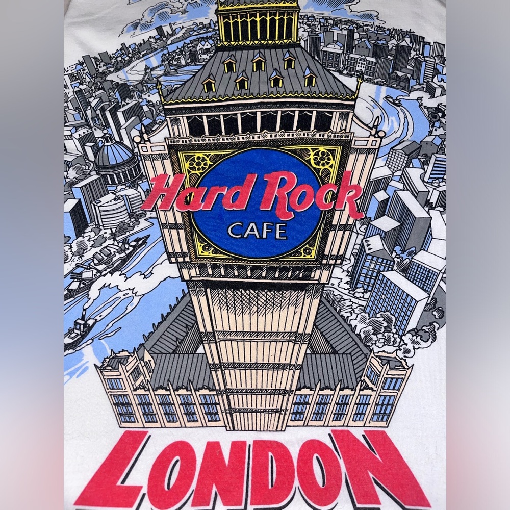 VINTAGE Hard Rock Cafe London Tee Sz Medium